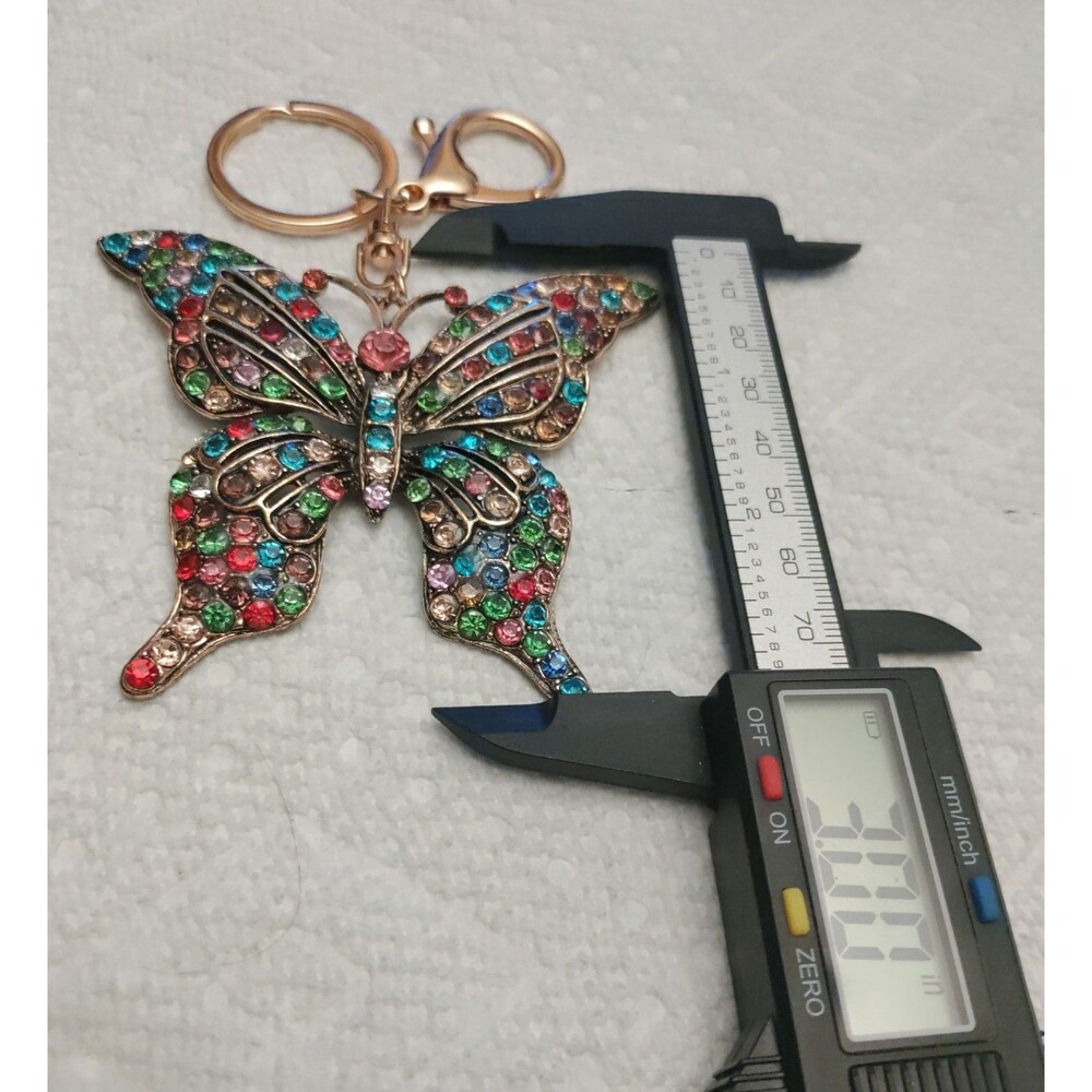 Butterfly Keychain Multi Color - Picture 3 of 4